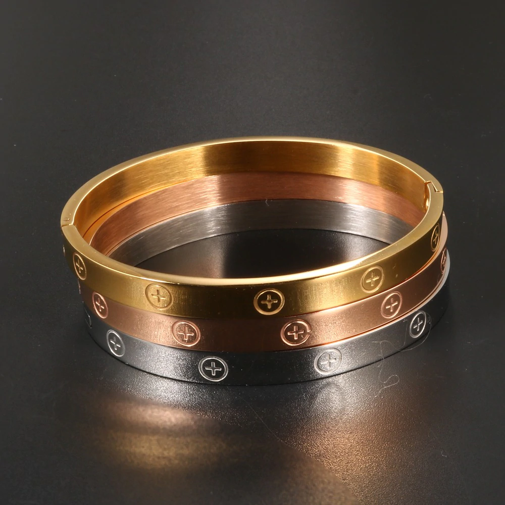 Screw Cross Love Bracelet