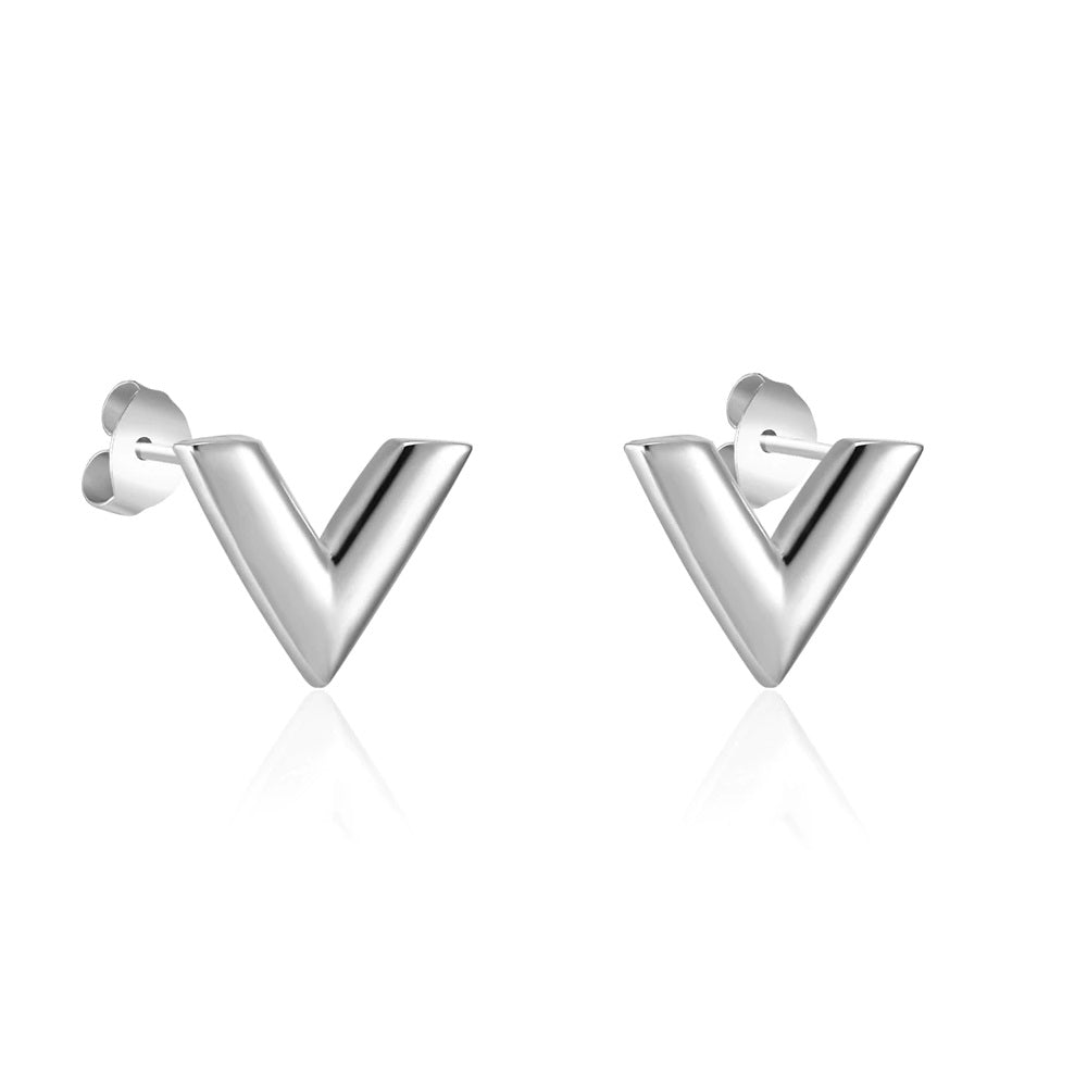 Essential V Earring Studs