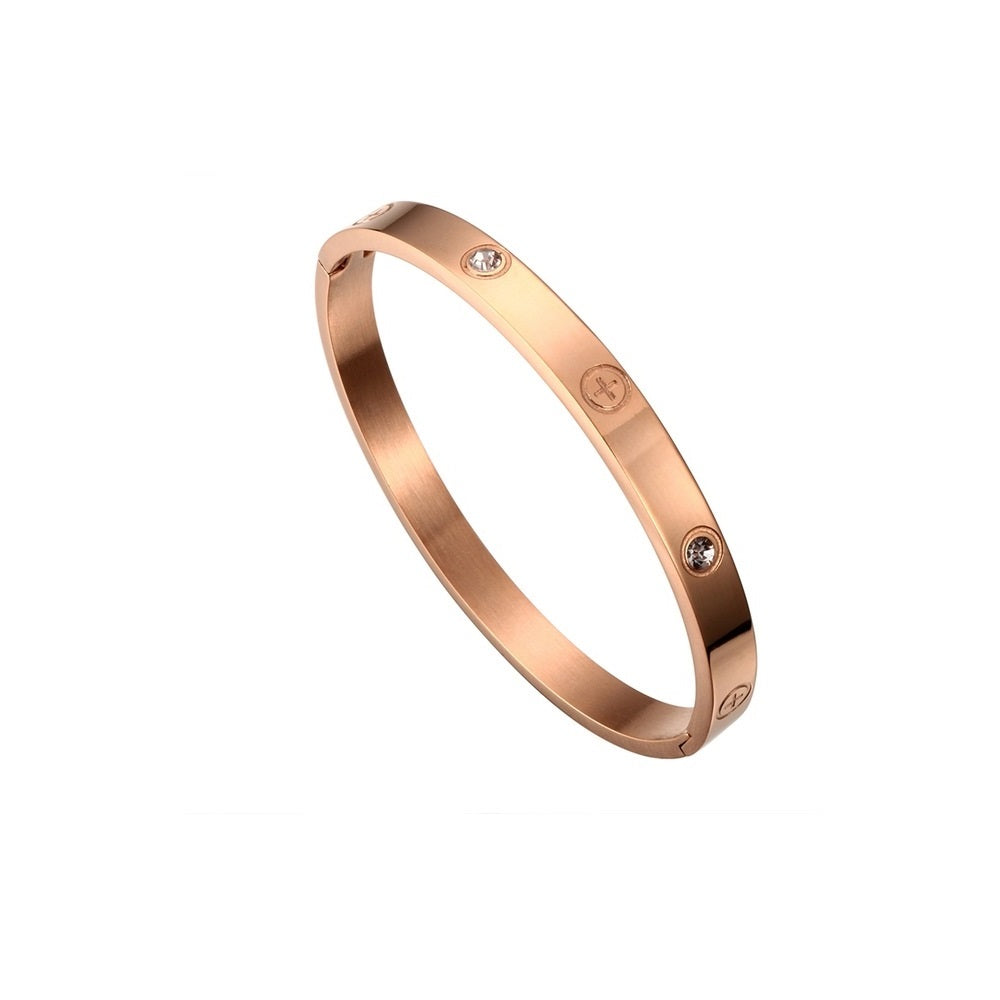 rose-gold-Crystal-Screw-Cross-Love-Bracelet-Bangle-Inspired-by-cartier-dupe-Eternity