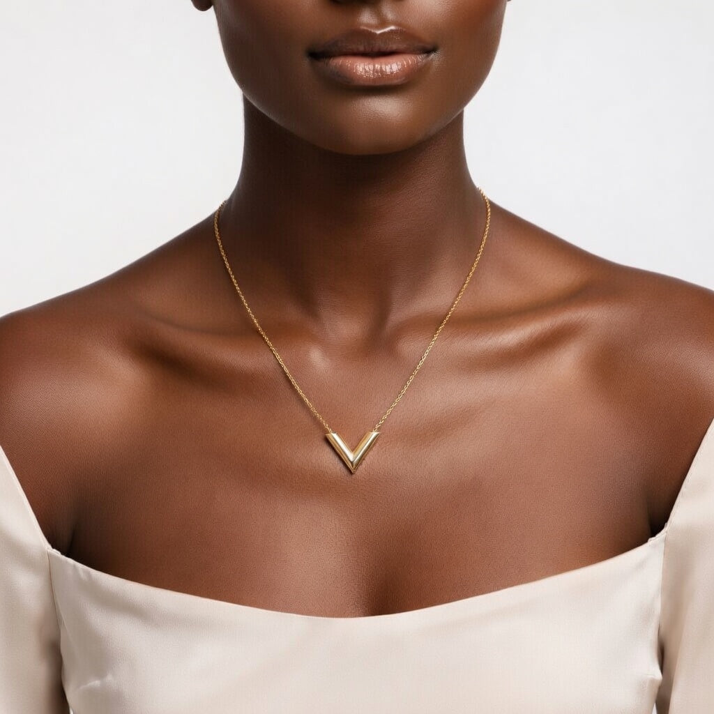 Essential V Necklace Pendant