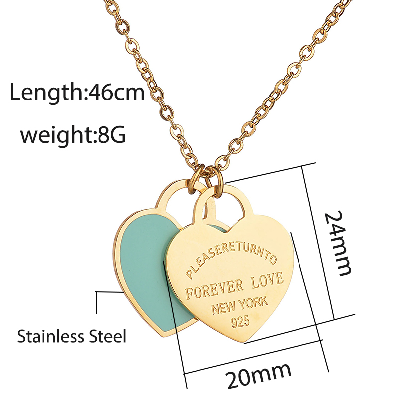 Gold Forever Love Necklace Pendant