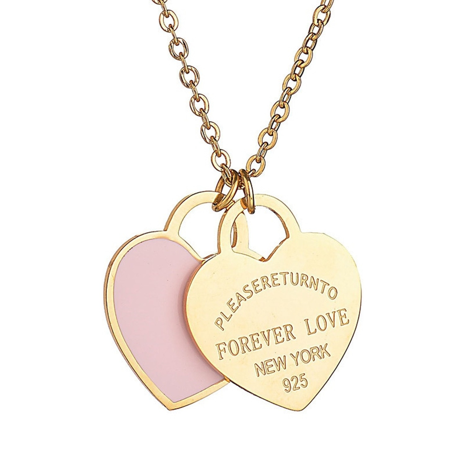 Gold Forever Love Necklace Pendant