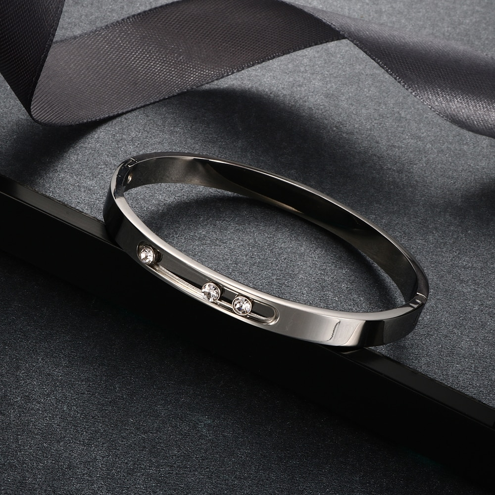 Sliding Crystals Love Bracelet