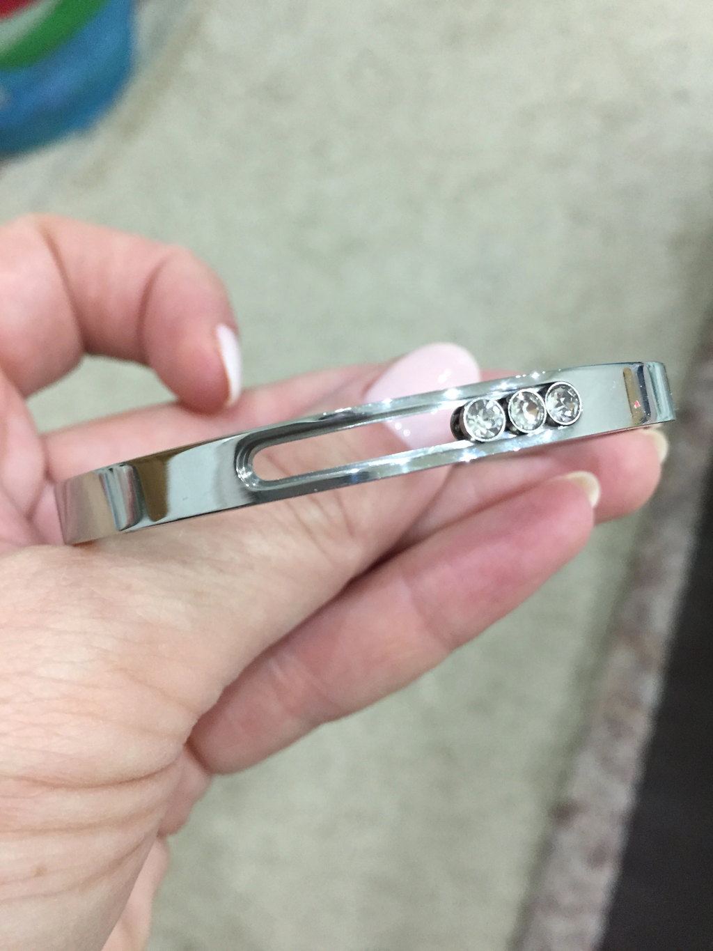 Sliding Crystals Love Bracelet