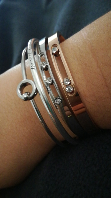 Sliding Crystals Love Bracelet